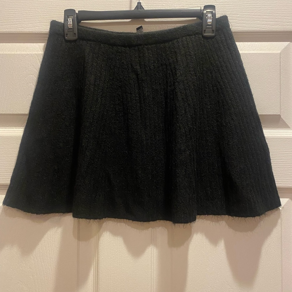 Black knit Skirt